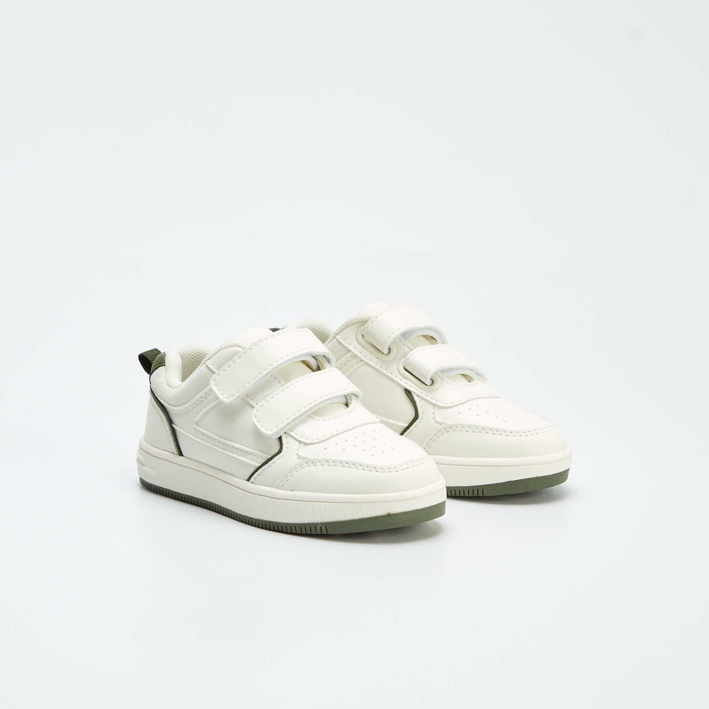 Low-top hook-and-loop trainers WHITE