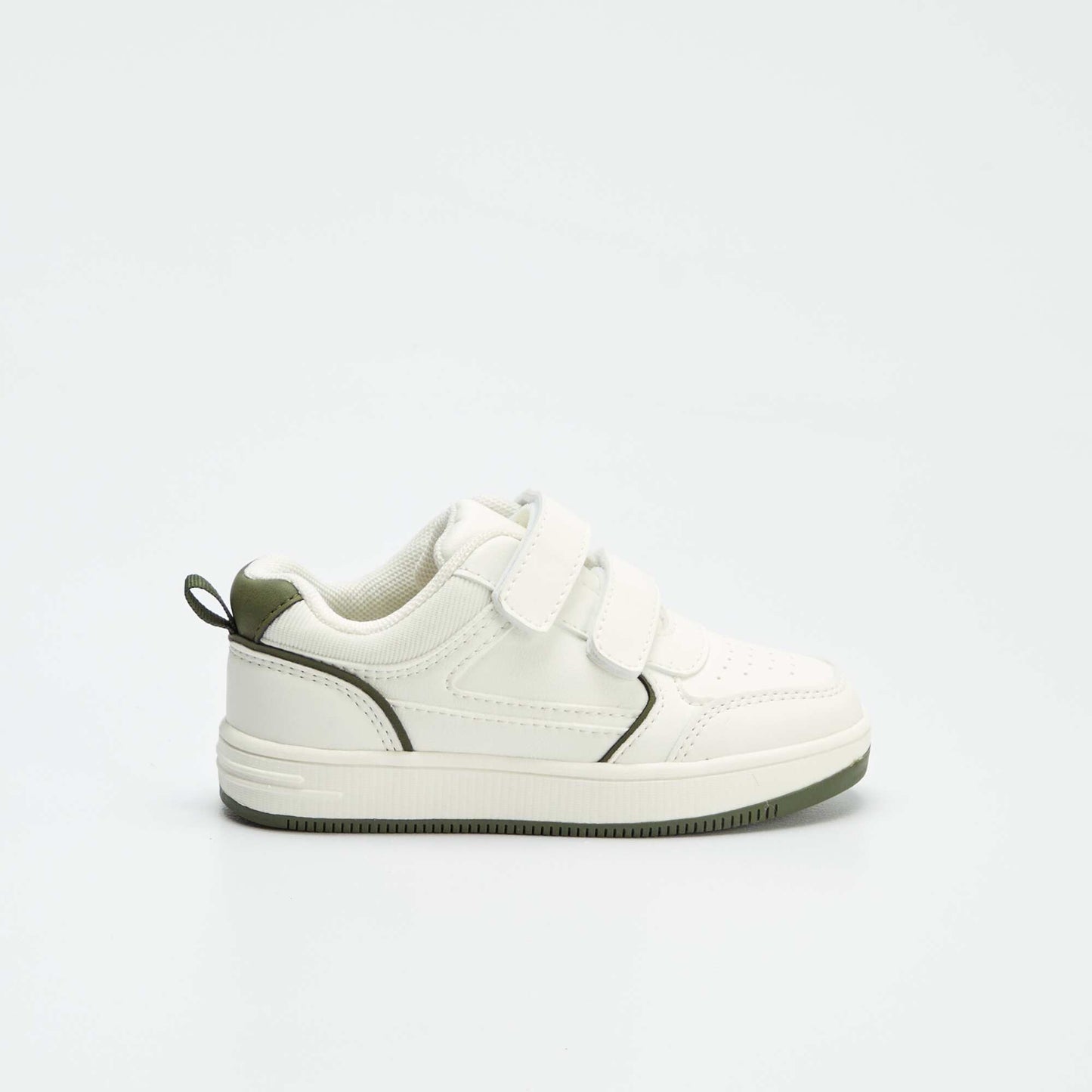 Low-top hook-and-loop trainers WHITE