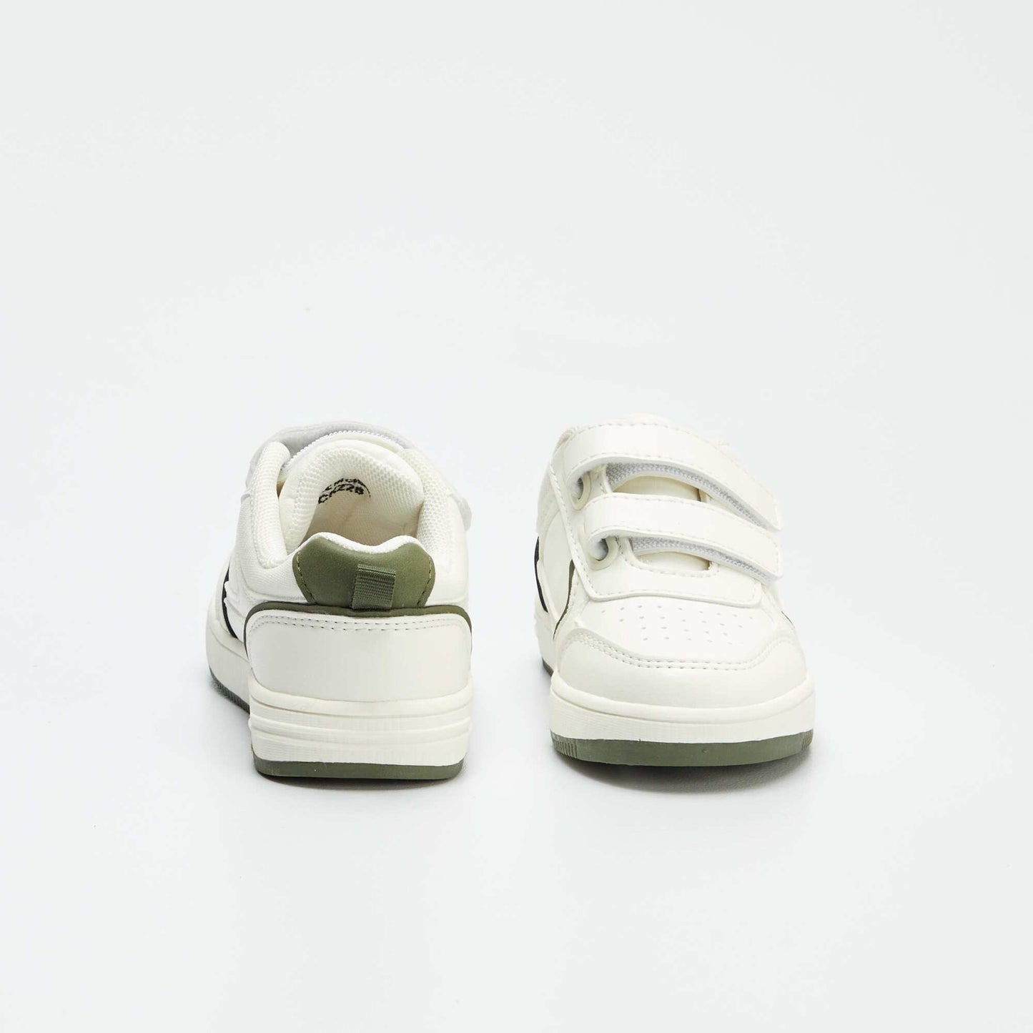 Low-top hook-and-loop trainers WHITE