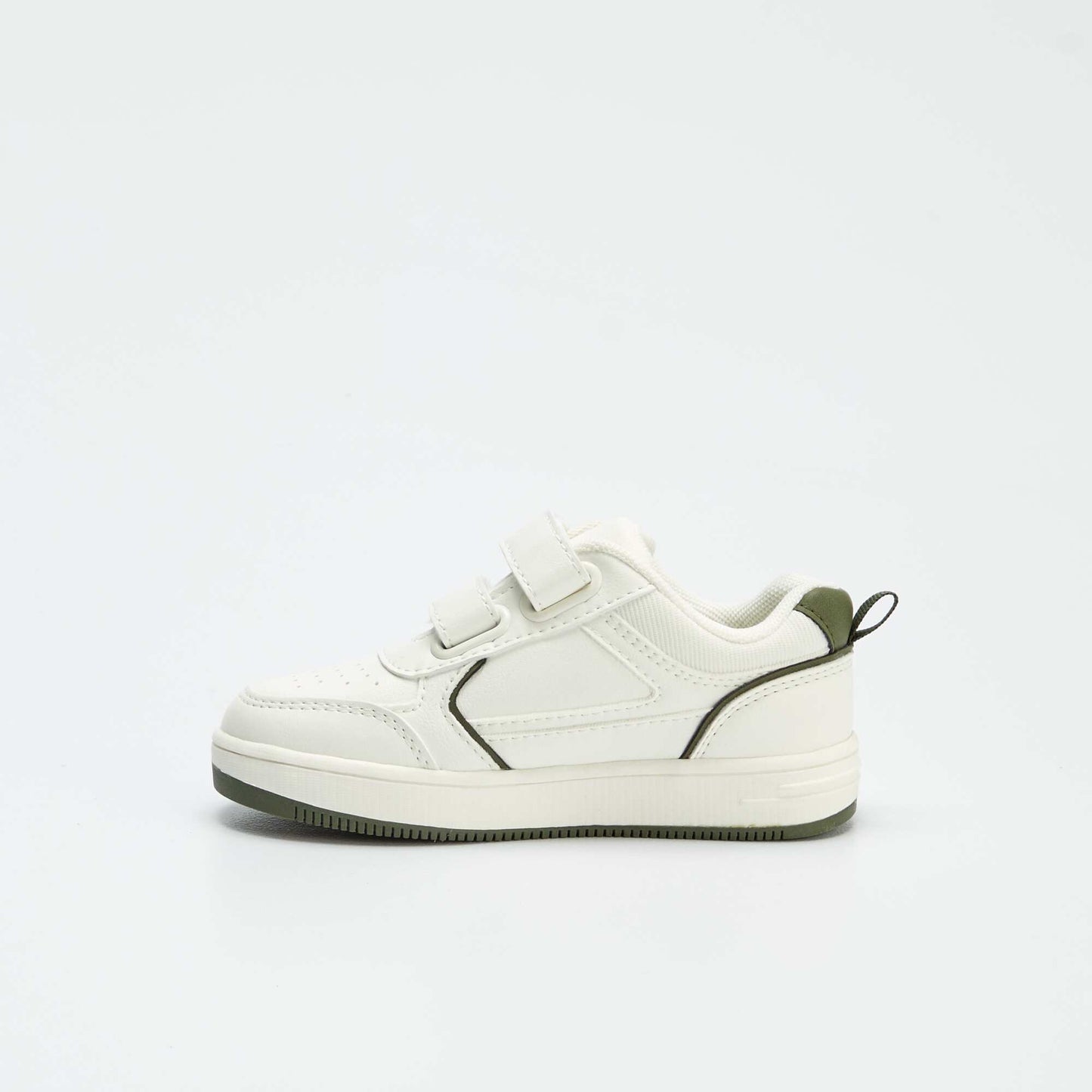 Low-top hook-and-loop trainers WHITE