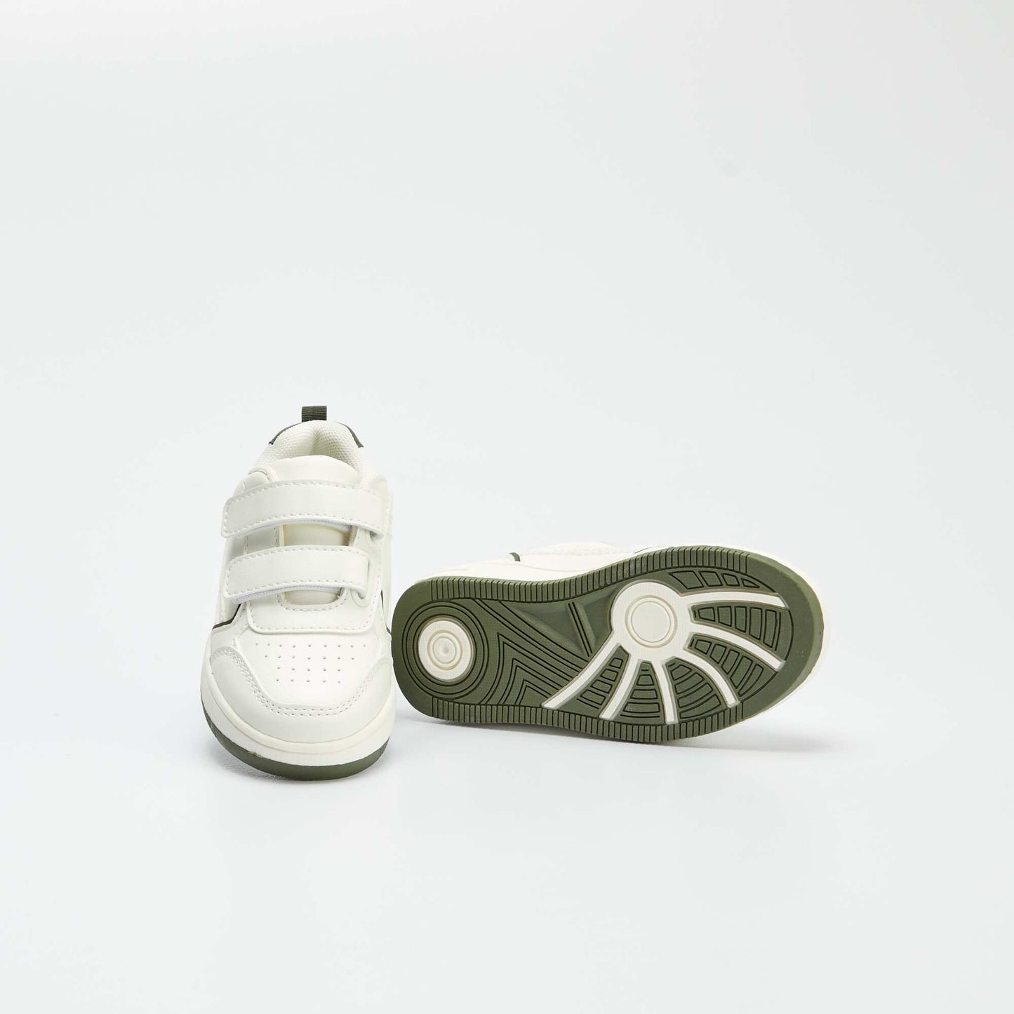 Low-top hook-and-loop trainers WHITE