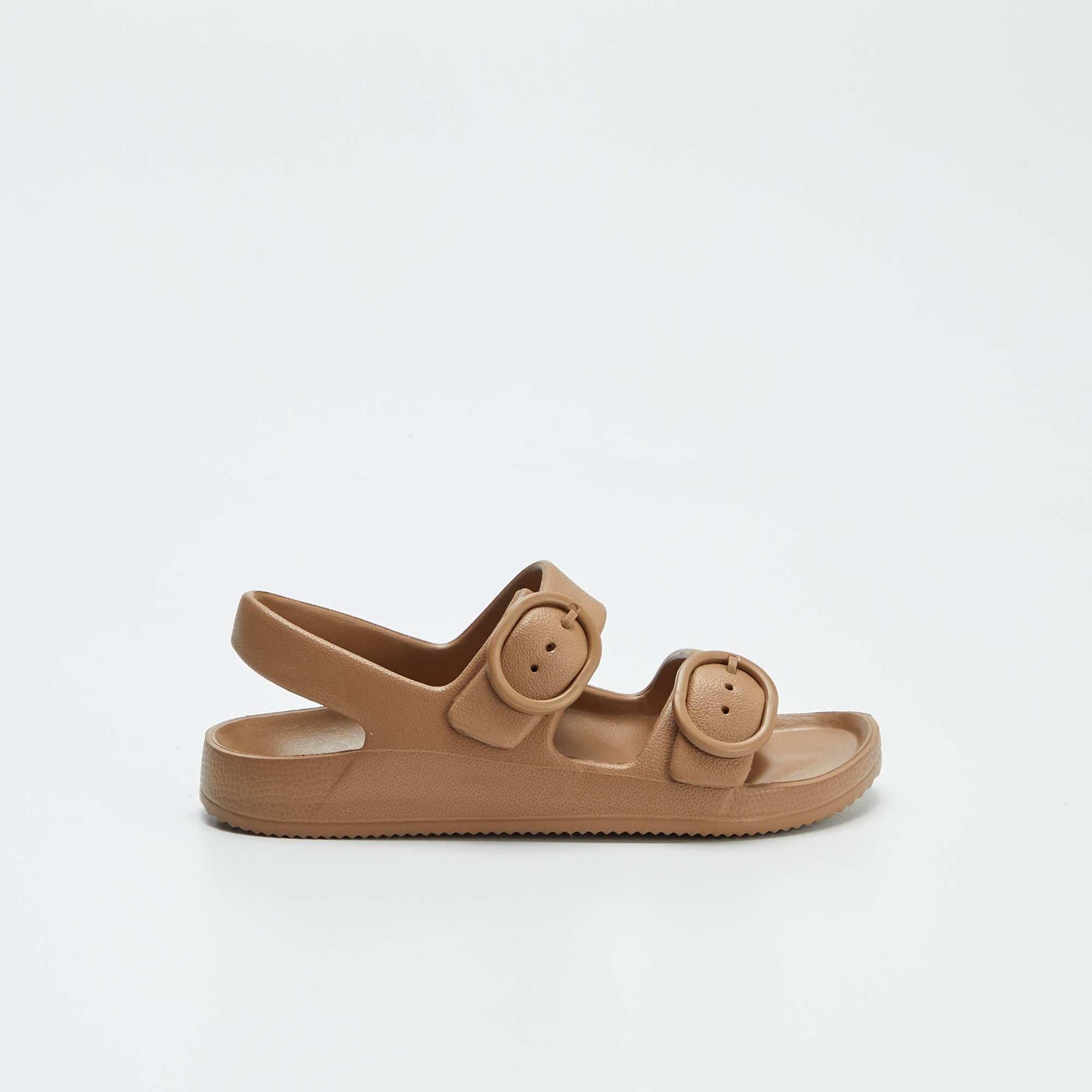 Sandals with double strap BROWN