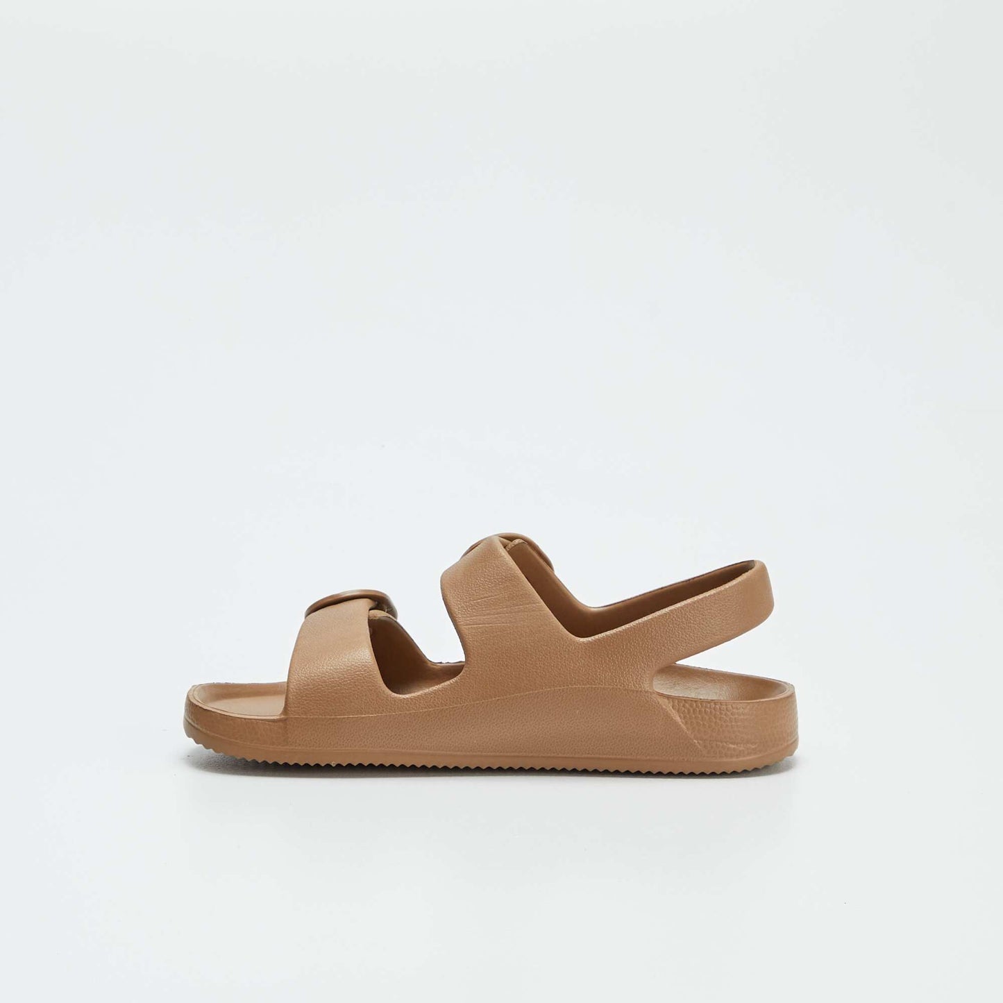 Sandals with double strap BROWN