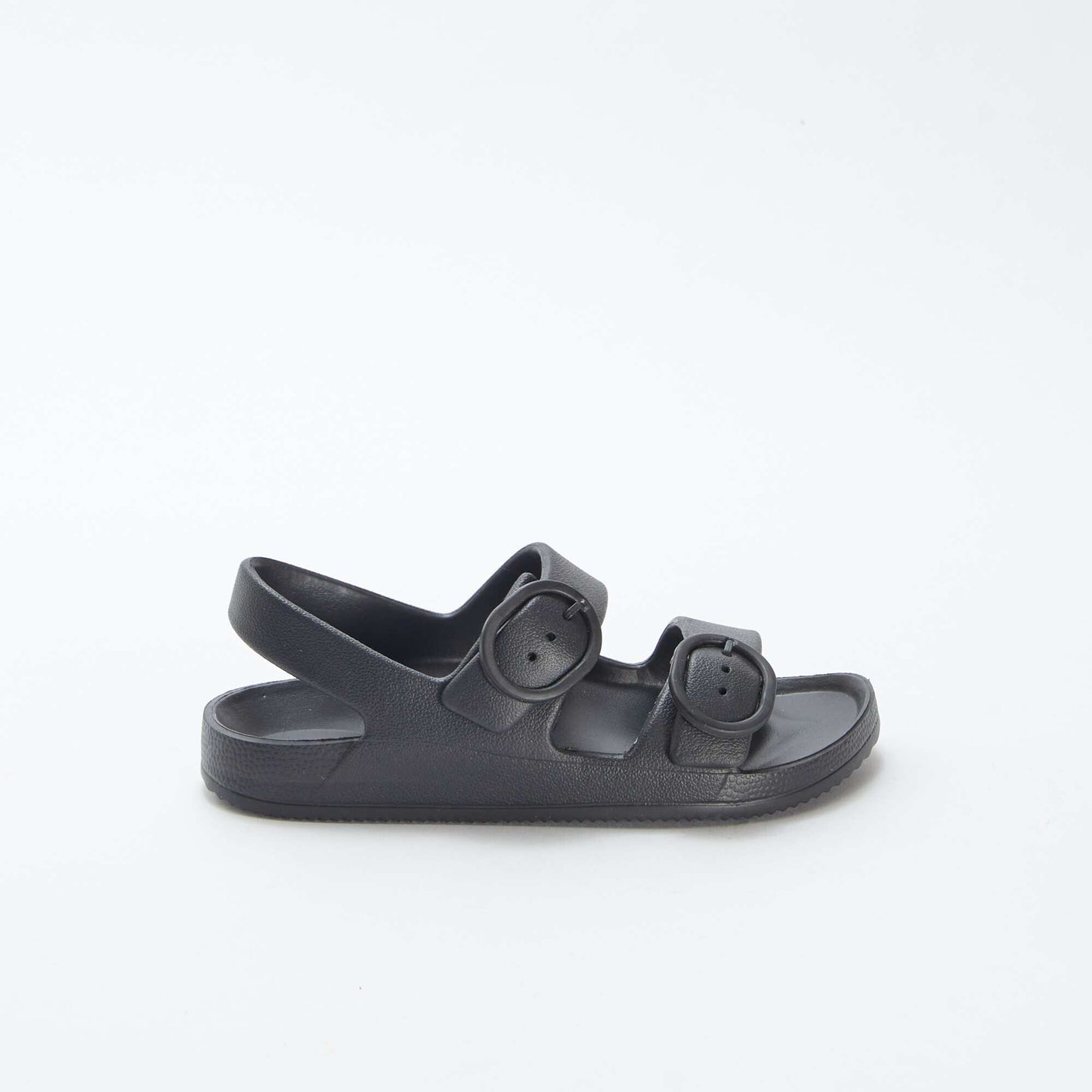 Sandals with double strap BLACK
