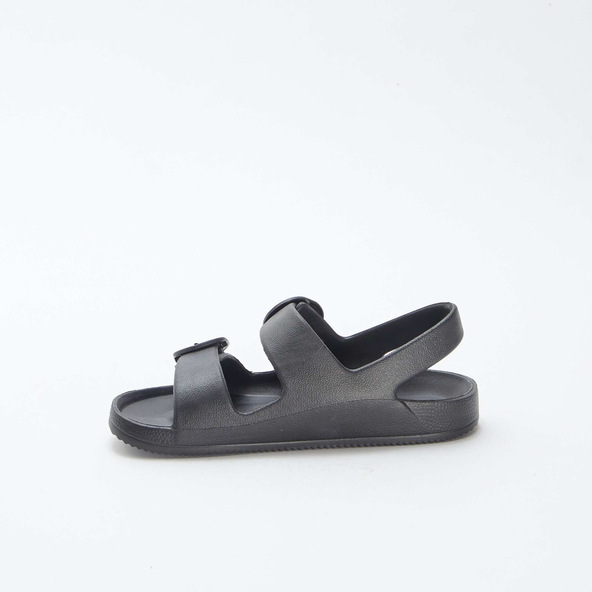Sandals with double strap BLACK