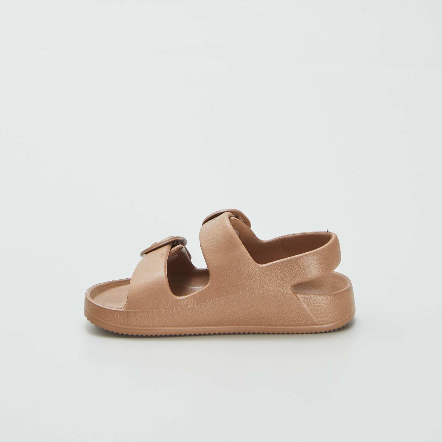 Sandals with double strap BROWN