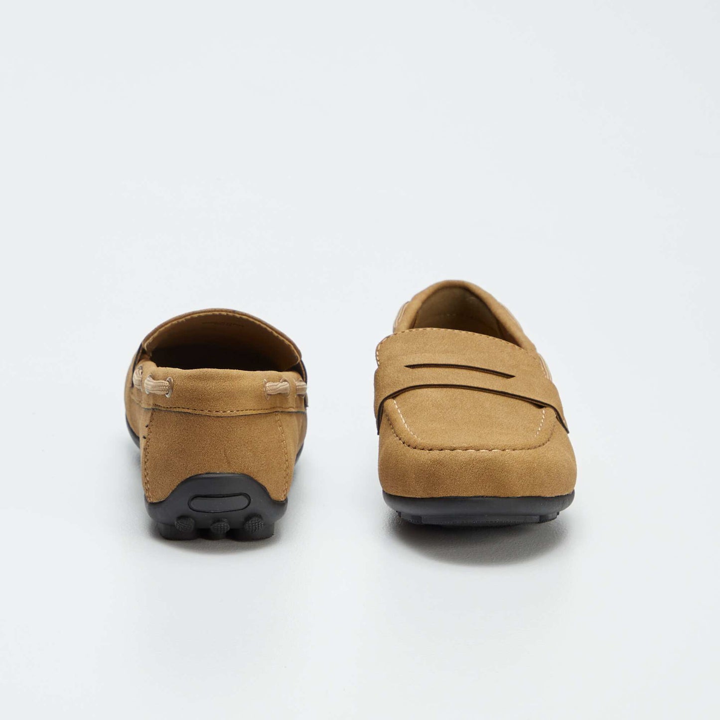 Plain deck shoes BROWN