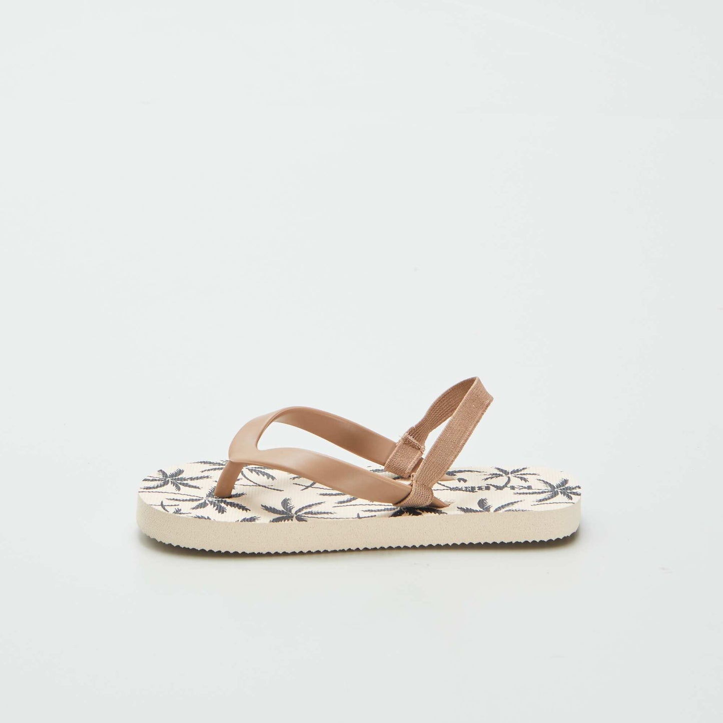 Patterned flip-flops BEIGE