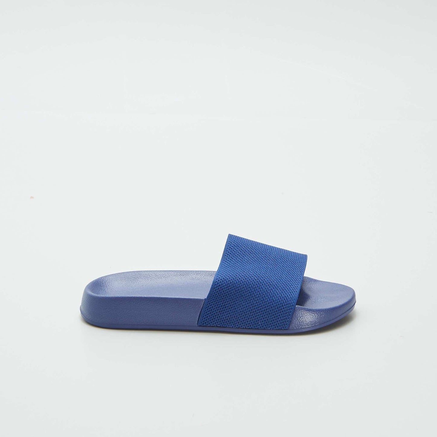 Plain pool sliders BLUE