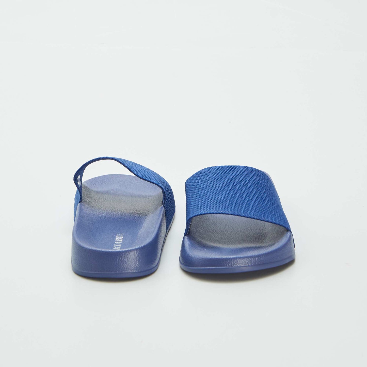 Plain pool sliders BLUE