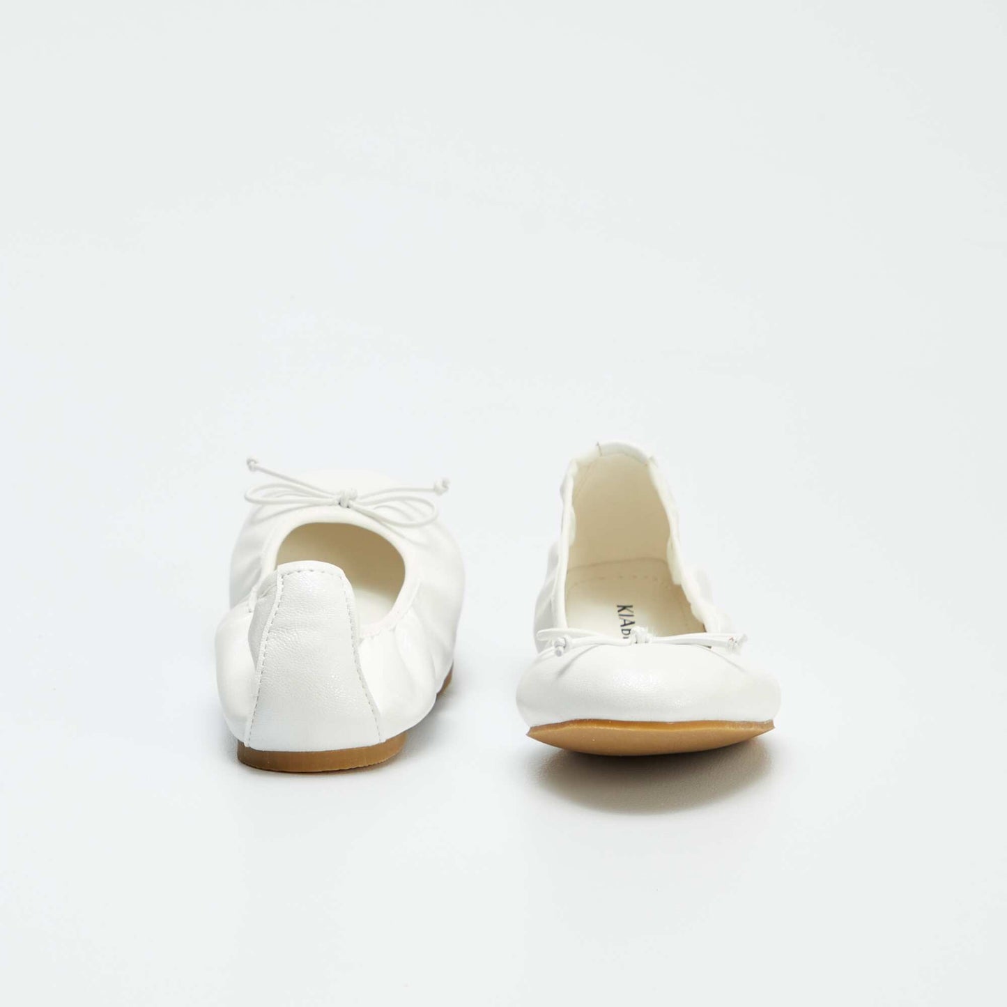 Flat ballet pumps WHITE