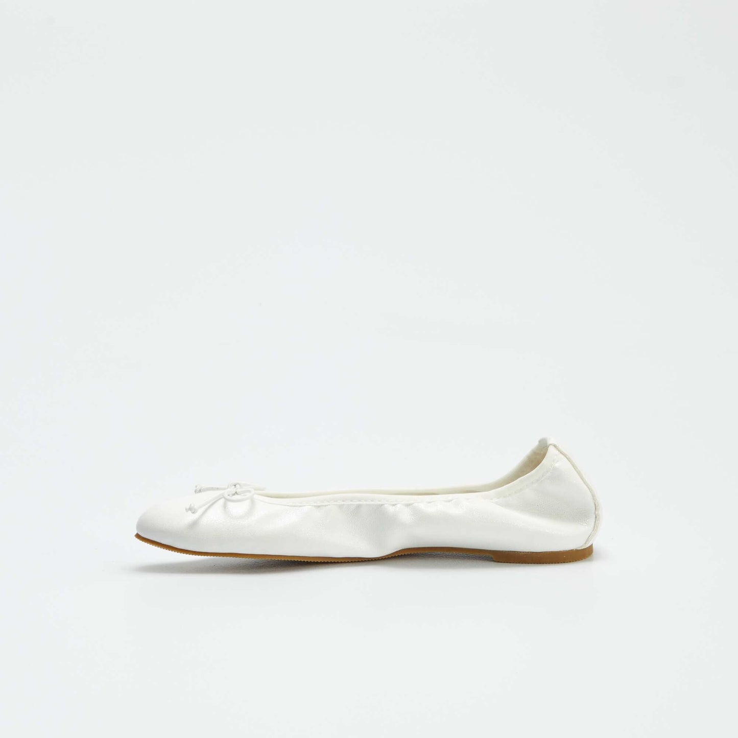 Flat ballet pumps WHITE