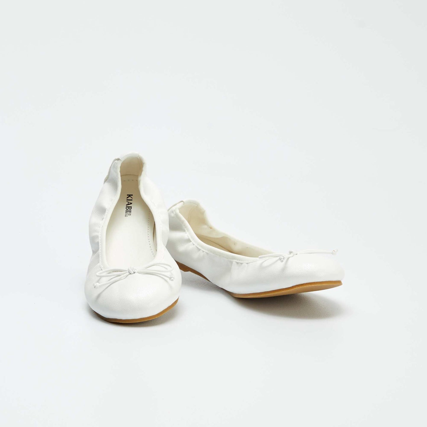 Flat ballet pumps WHITE