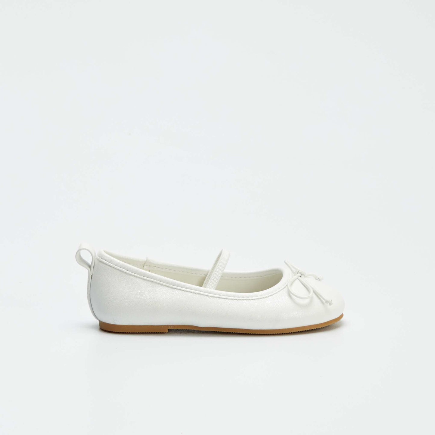 Flat ballet pumps WHITE