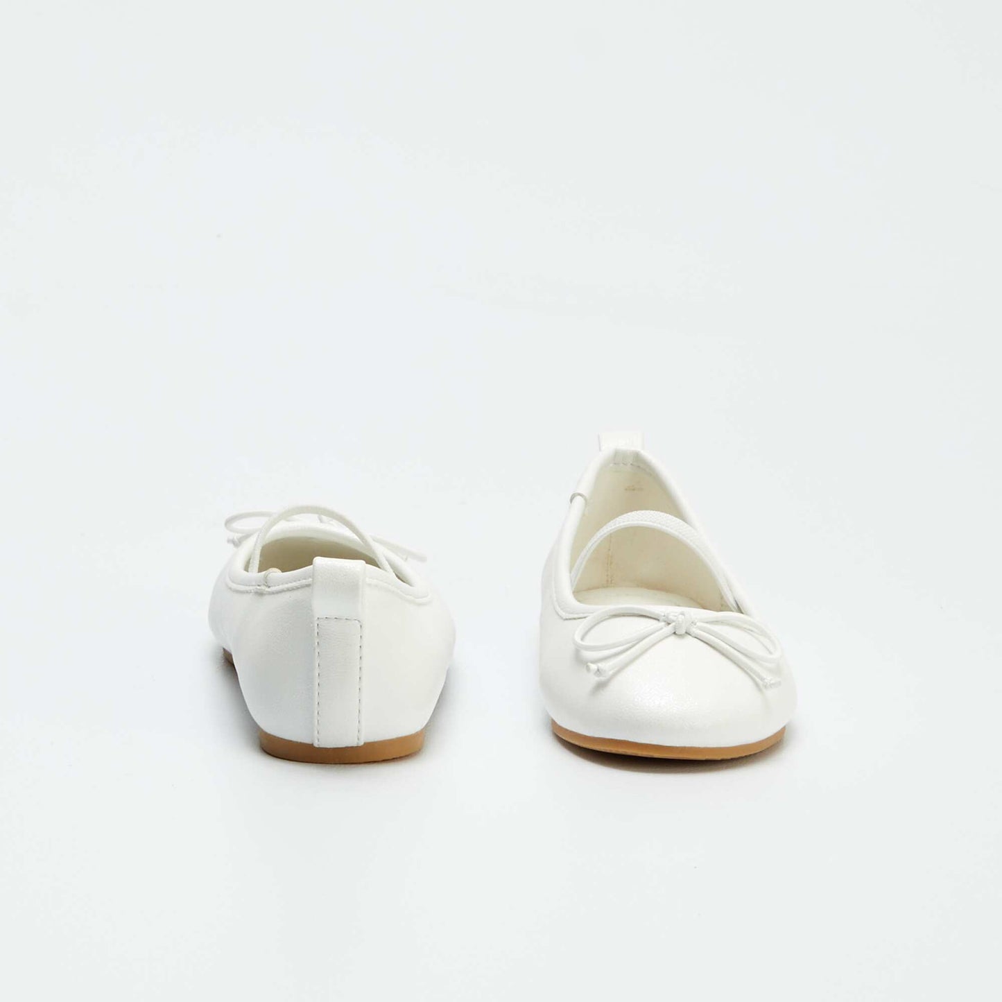 Flat ballet pumps WHITE