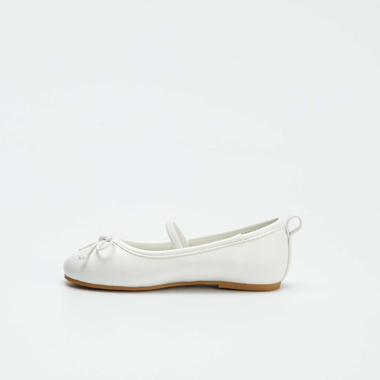 Flat ballet pumps WHITE