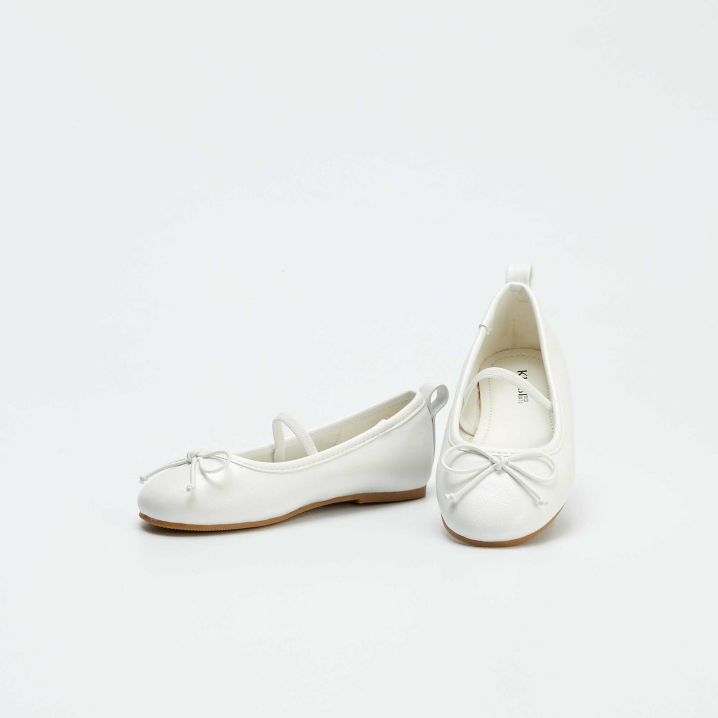 Flat ballet pumps WHITE