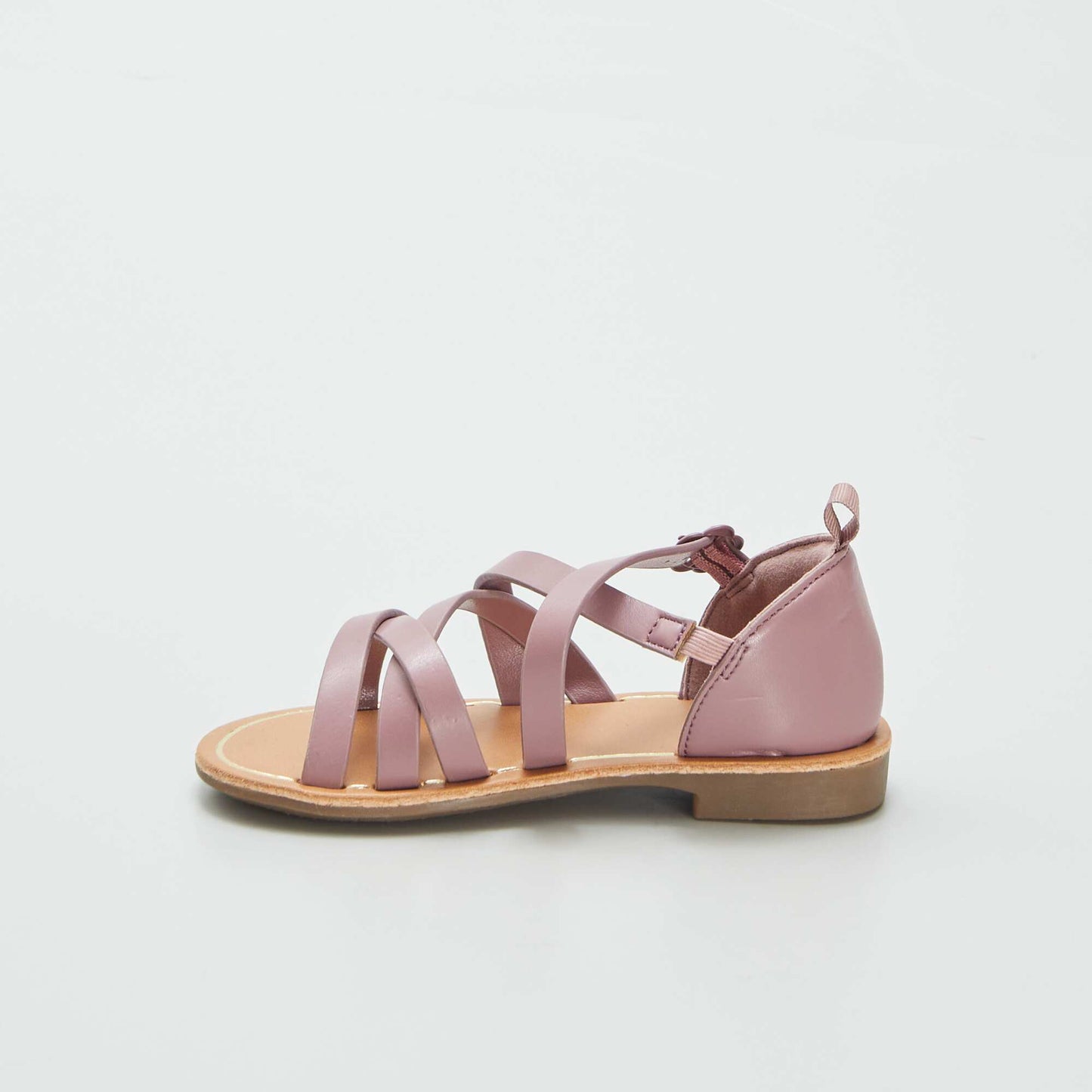 Multi-cross-strap sandals PURPLE