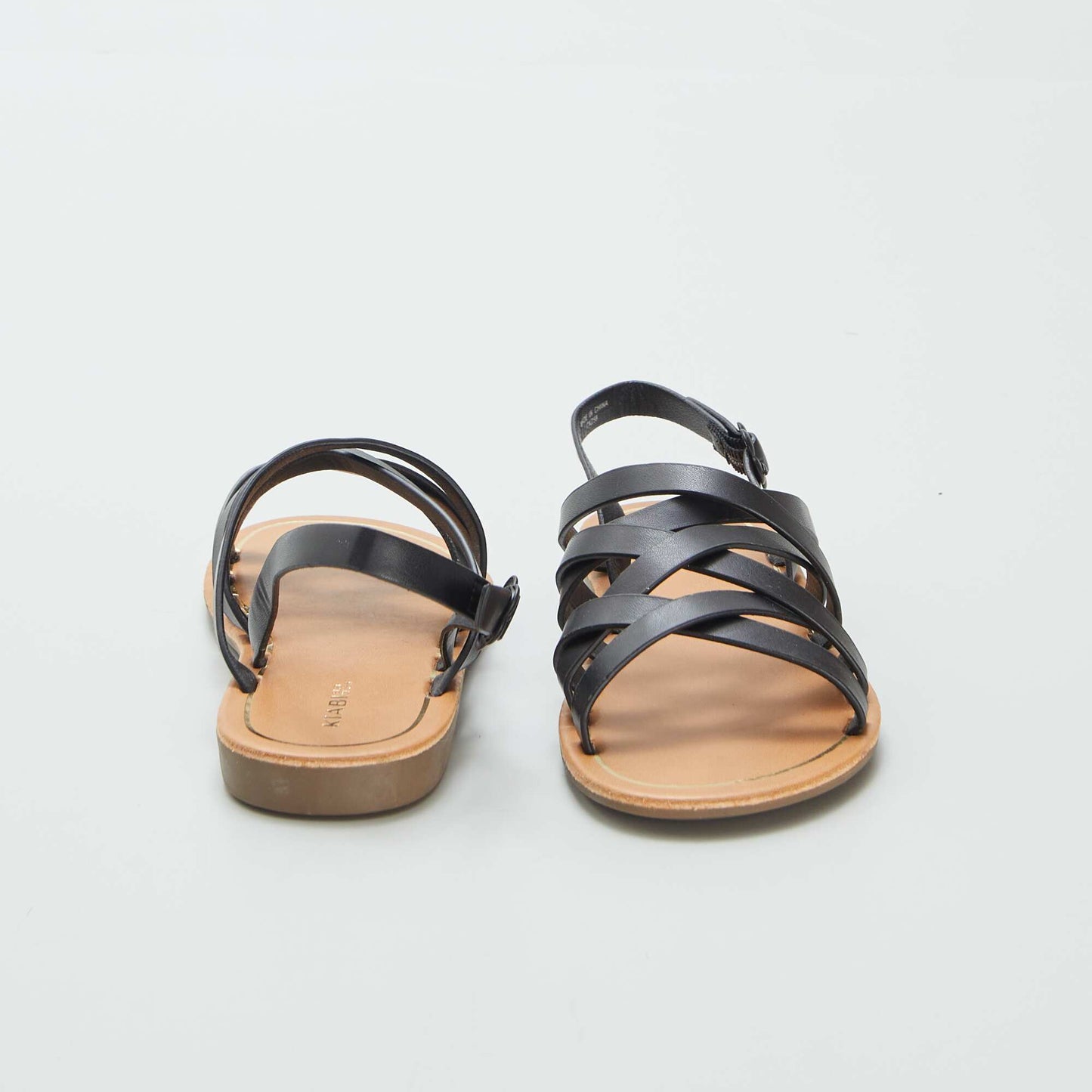 Strappy sandals BLACK