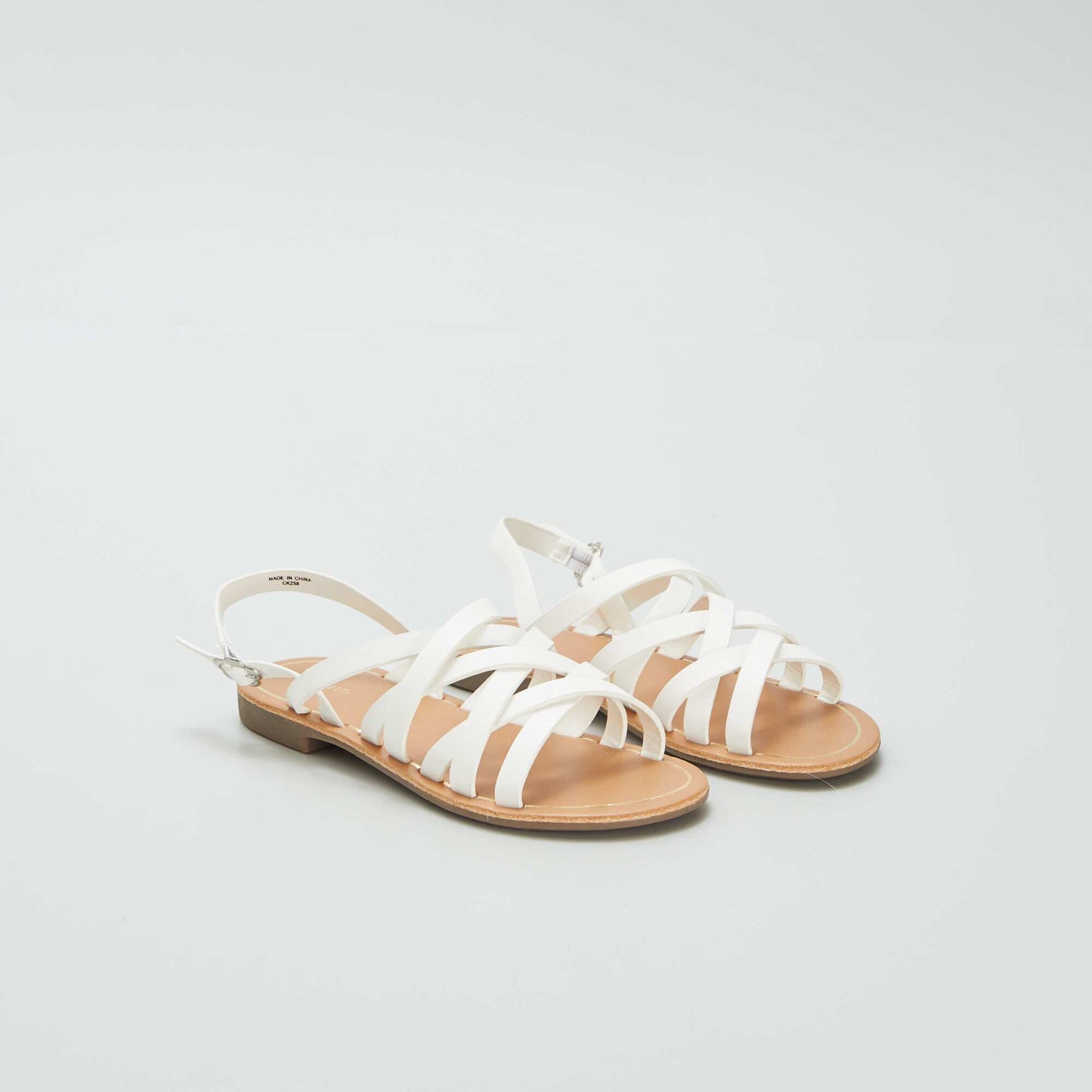 Strappy sandals WHITE