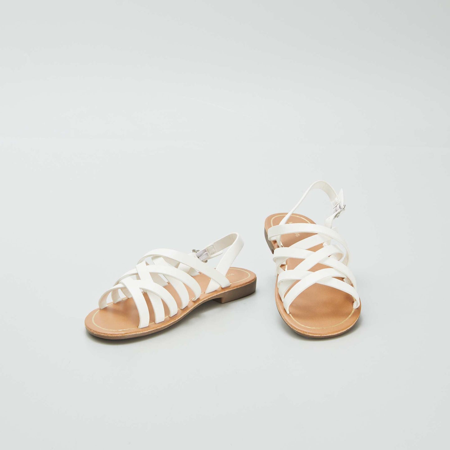 Strappy sandals WHITE