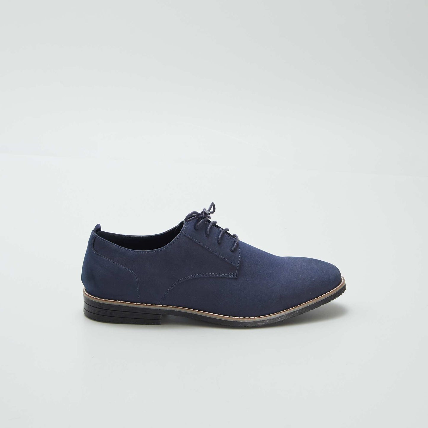 Faux suede dress shoes BLUE