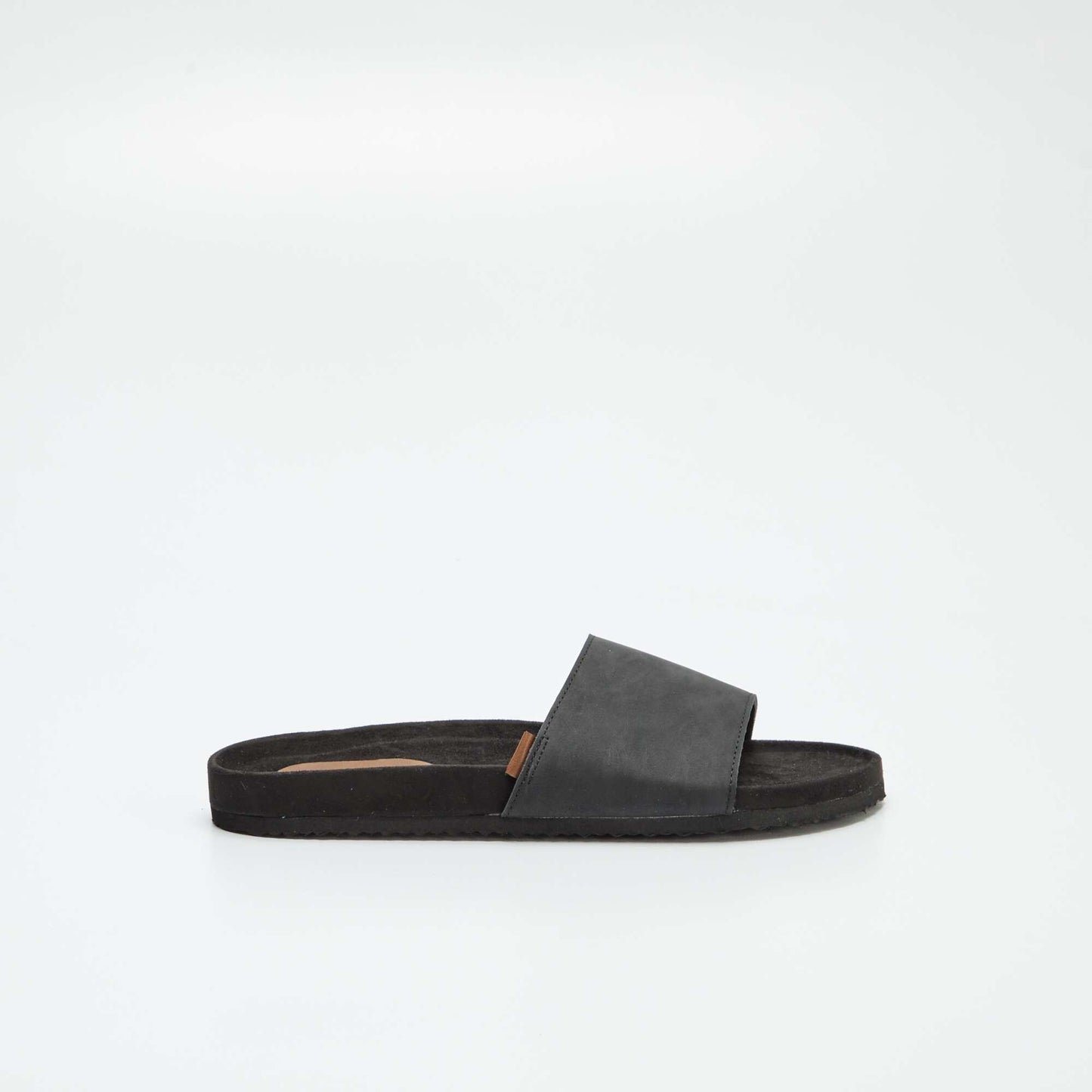 Dual-material sliders BLACK