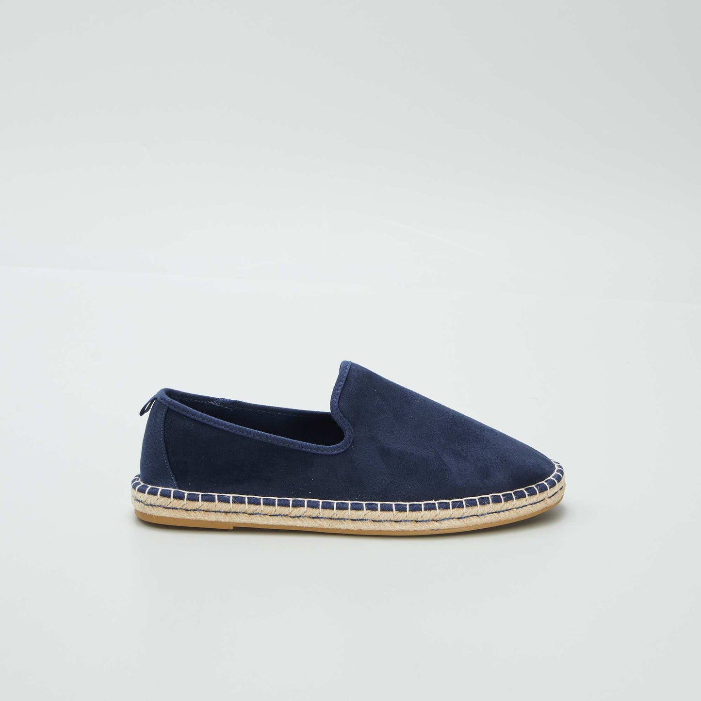 Faux suede espadrilles BLUE