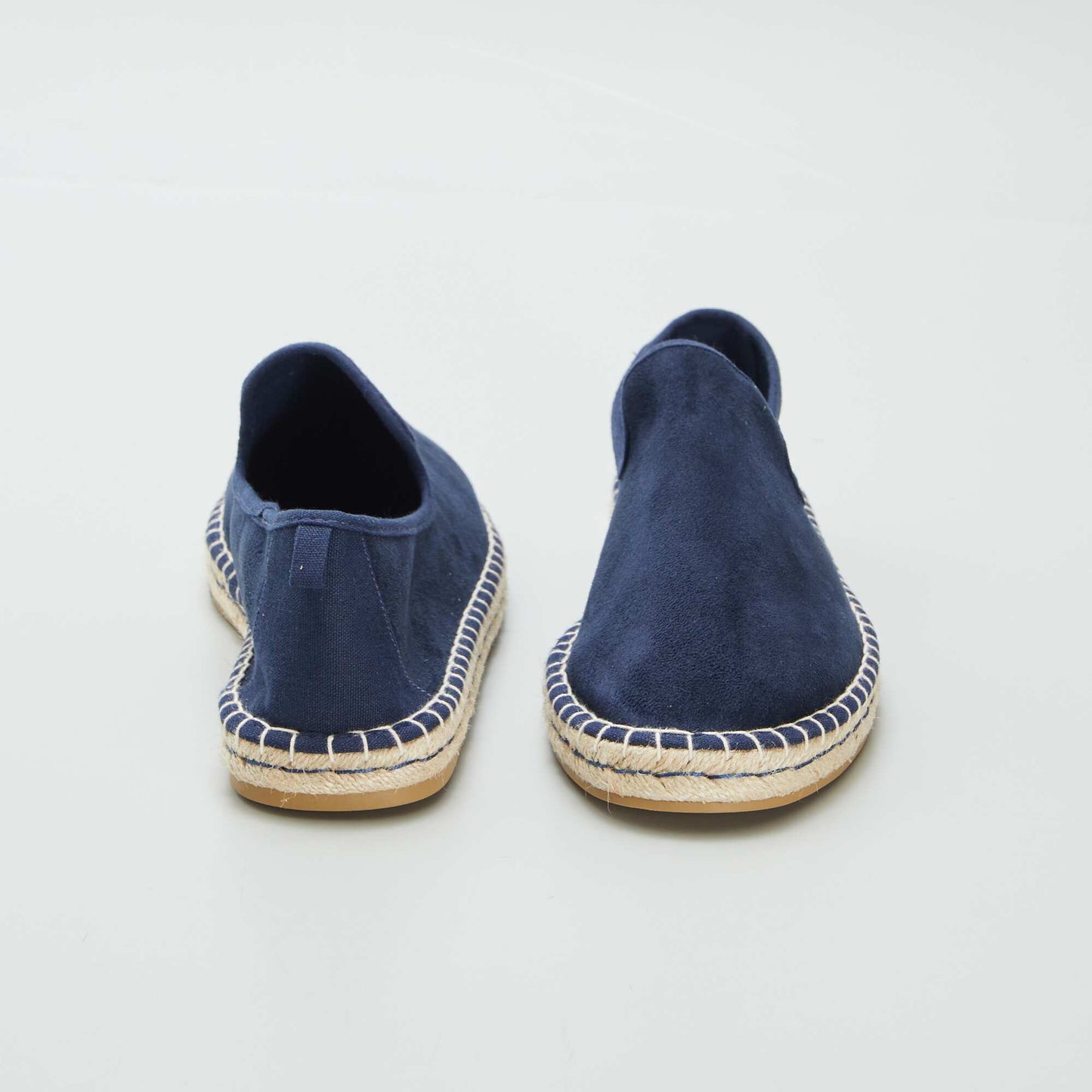 Faux suede espadrilles BLUE