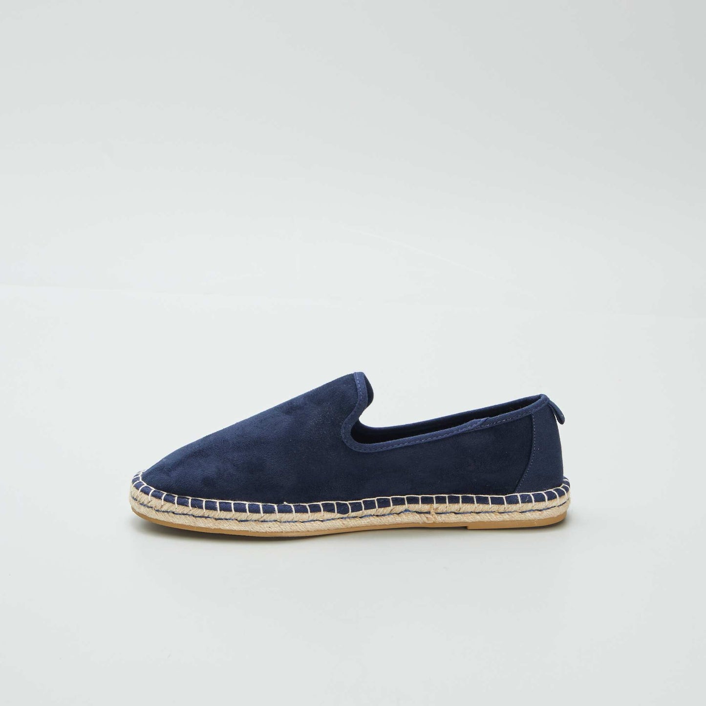 Faux suede espadrilles BLUE