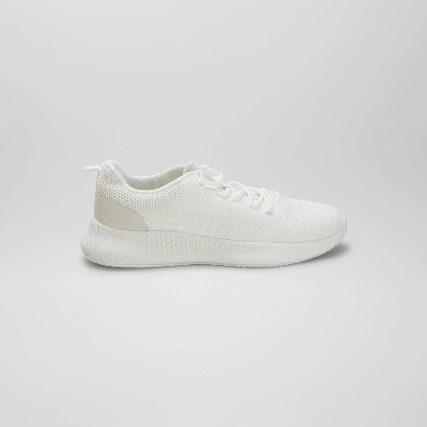 Mesh sports trainers WHITE