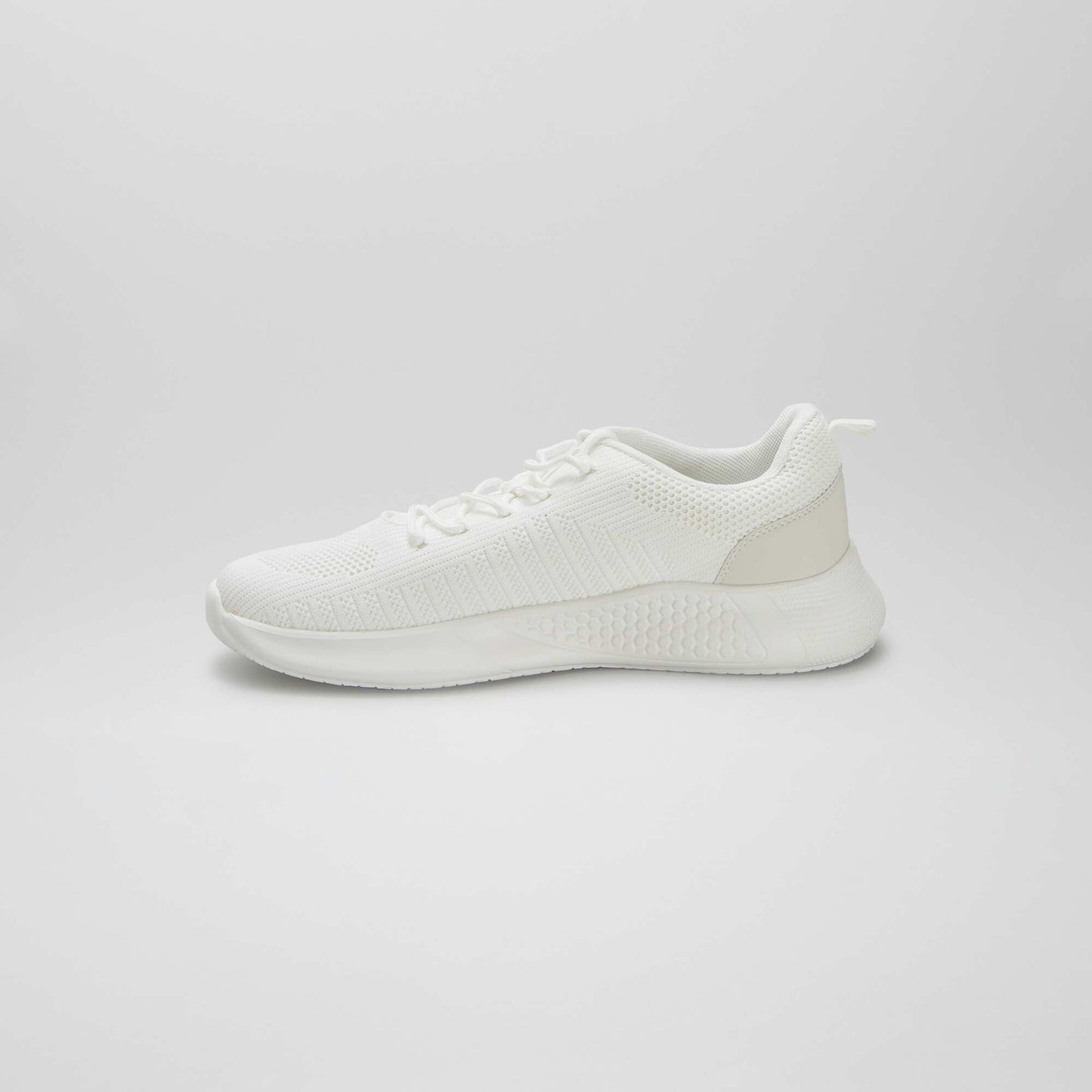 Mesh sports trainers WHITE