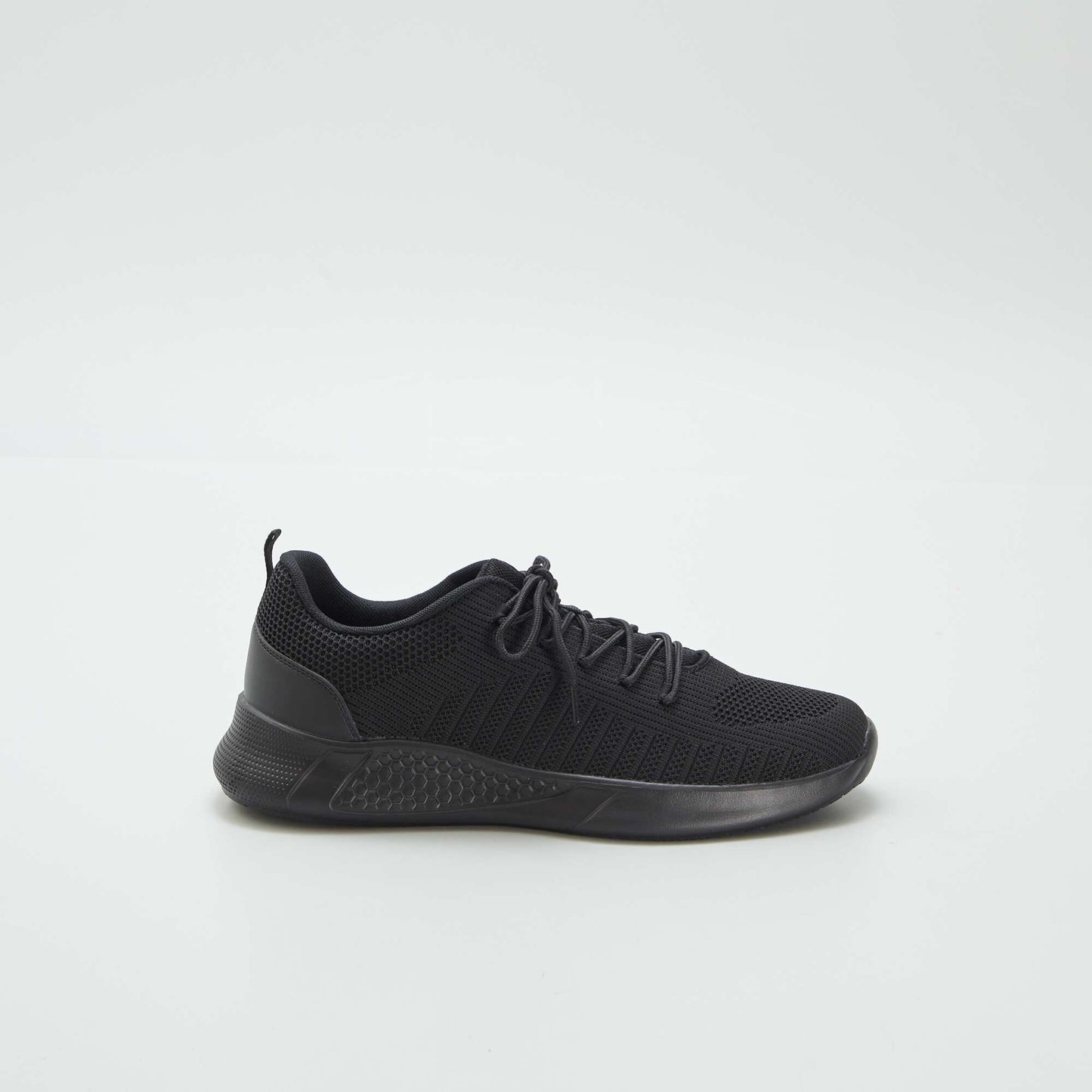 Mesh sports trainers BLACK