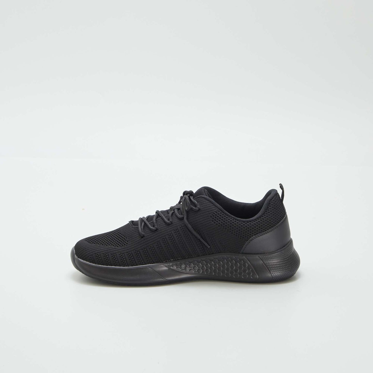 Mesh sports trainers BLACK