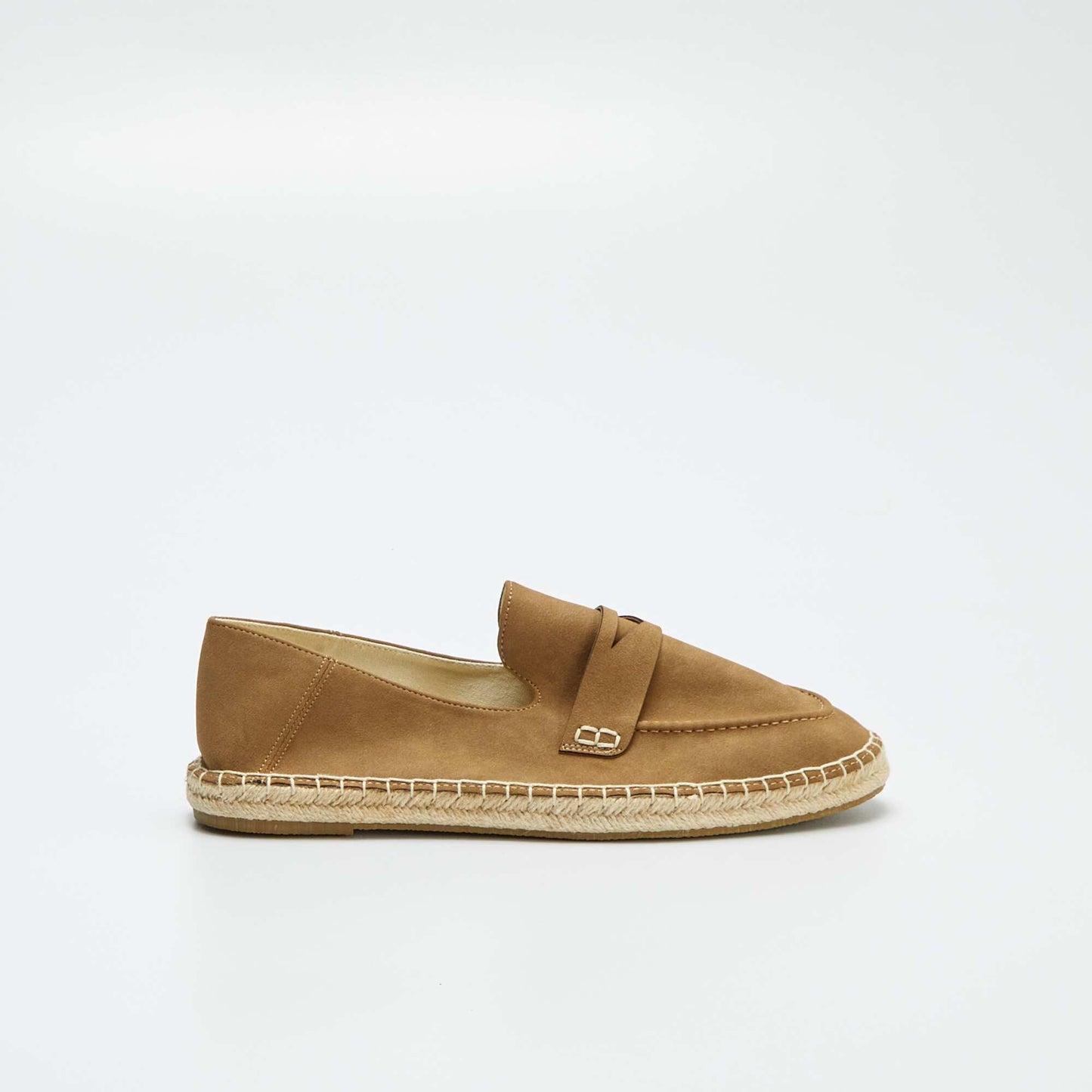 Loafer-style espadrilles BROWN