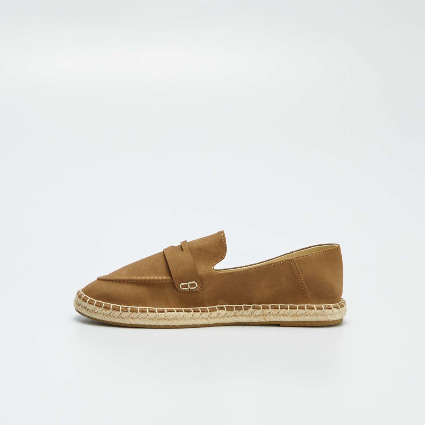 Loafer-style espadrilles BROWN