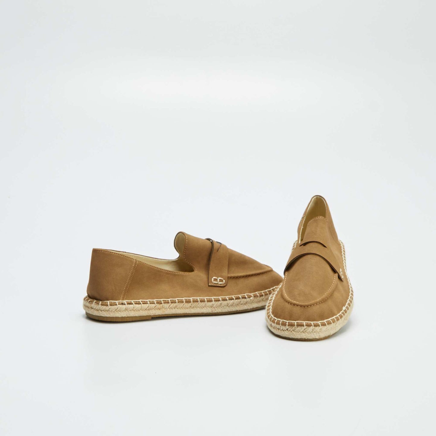 Loafer-style espadrilles BROWN