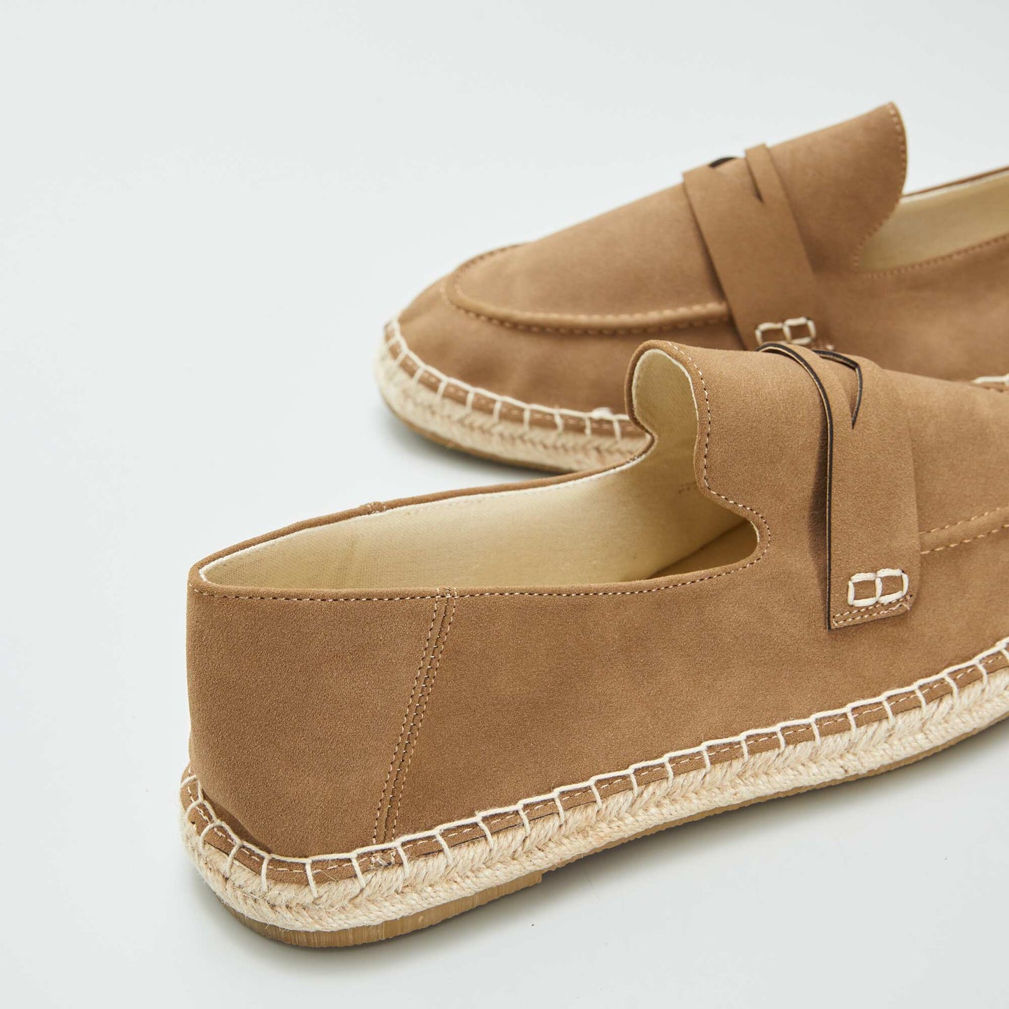 Loafer-style espadrilles BROWN