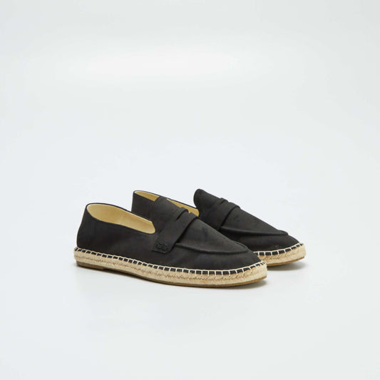 Loafer-style espadrilles BLACK