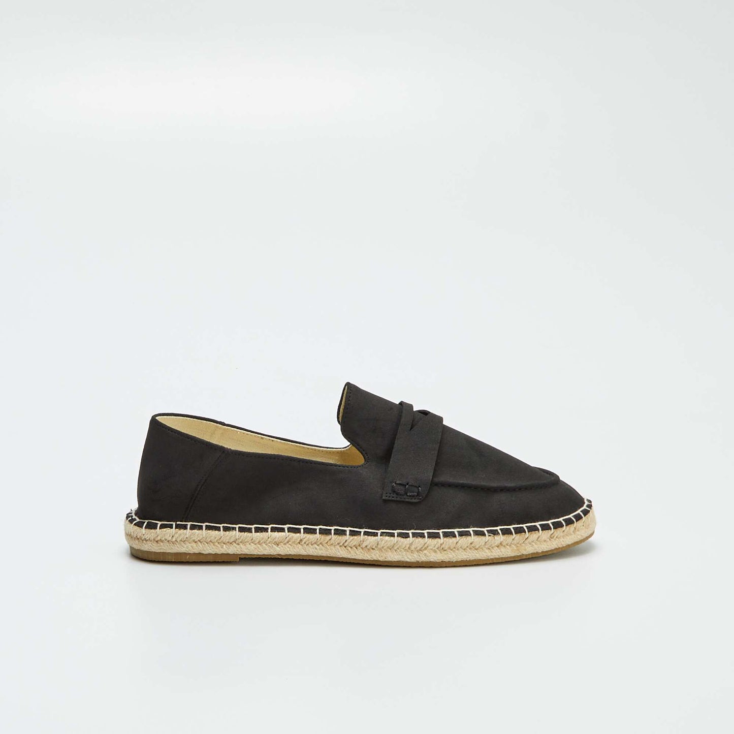 Loafer-style espadrilles BLACK