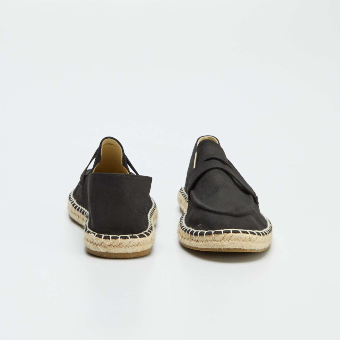 Loafer-style espadrilles BLACK