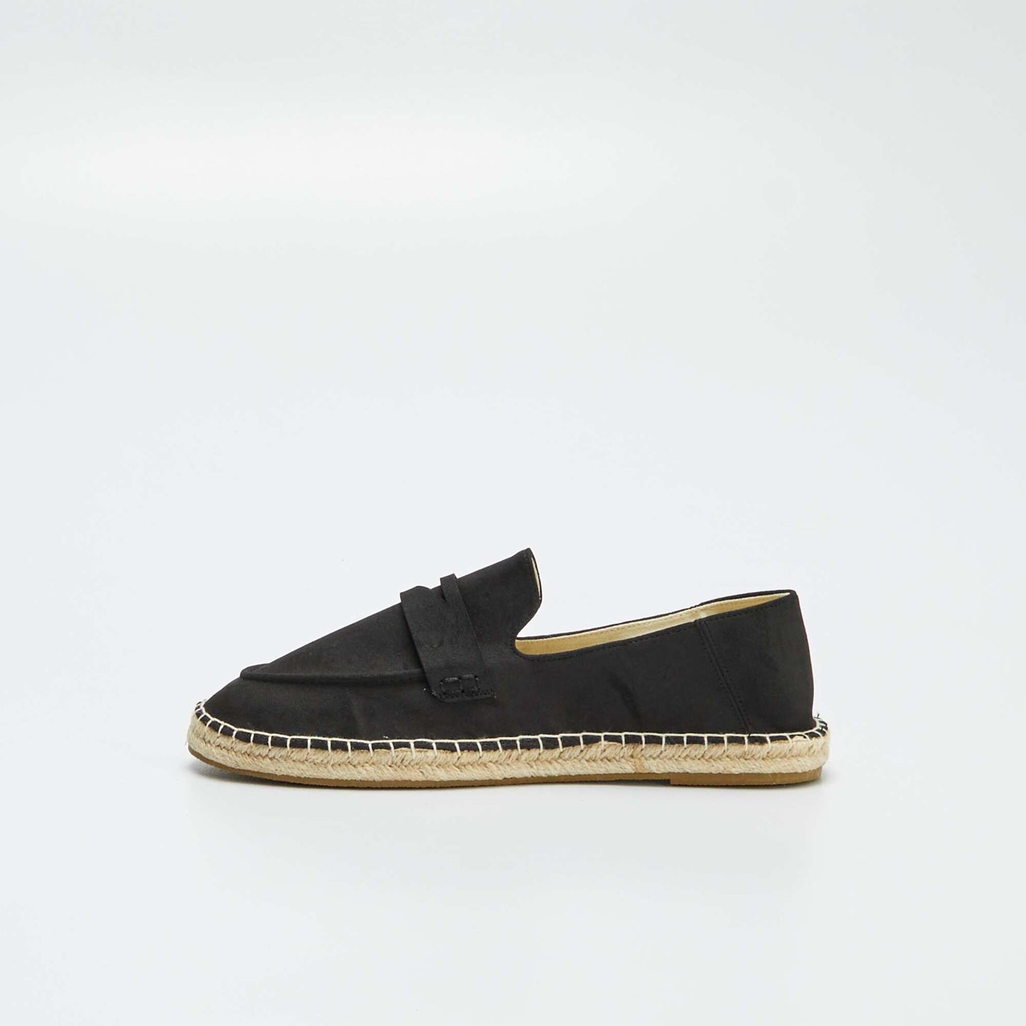 Loafer-style espadrilles BLACK