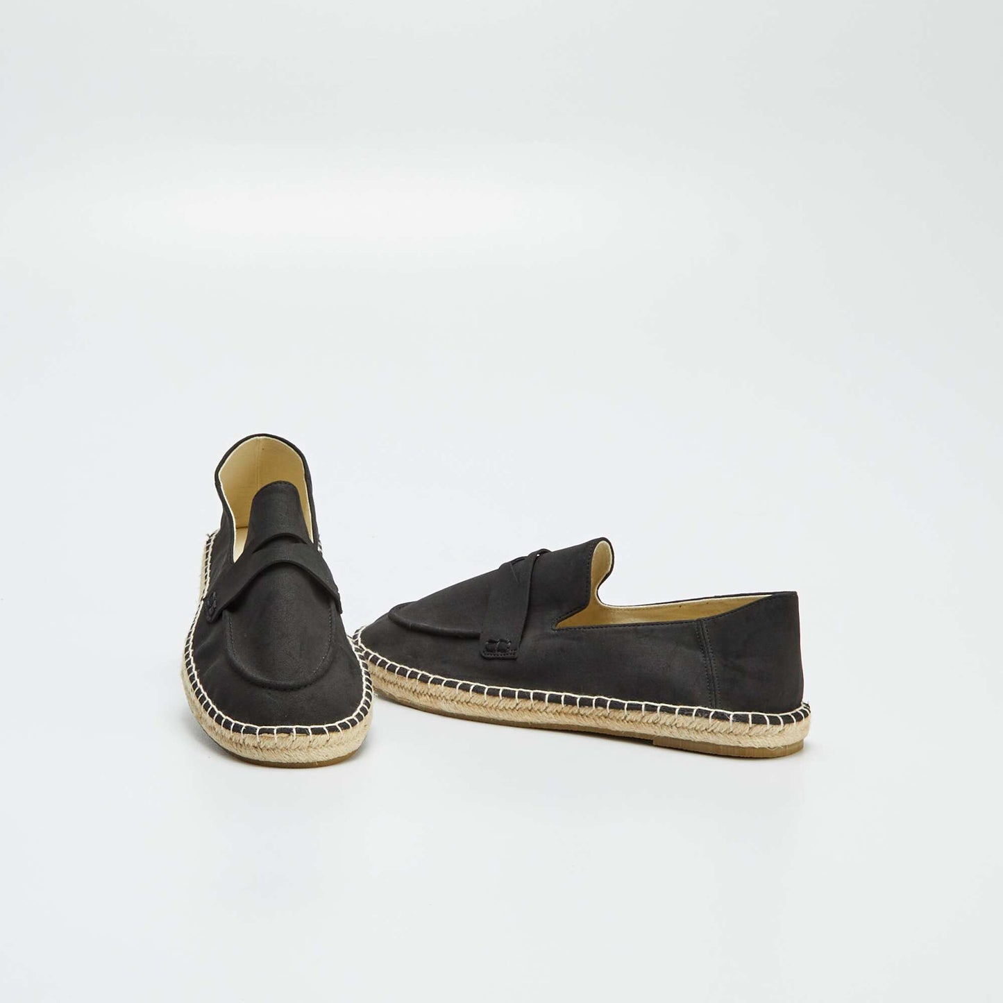 Loafer-style espadrilles BLACK