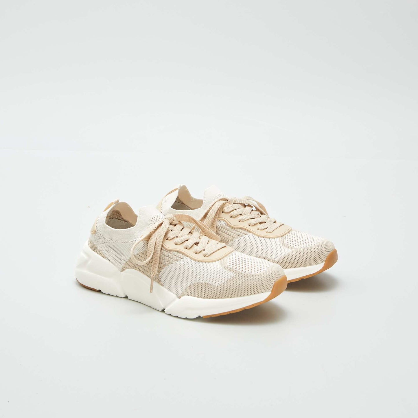 Mesh trainers BEIGE