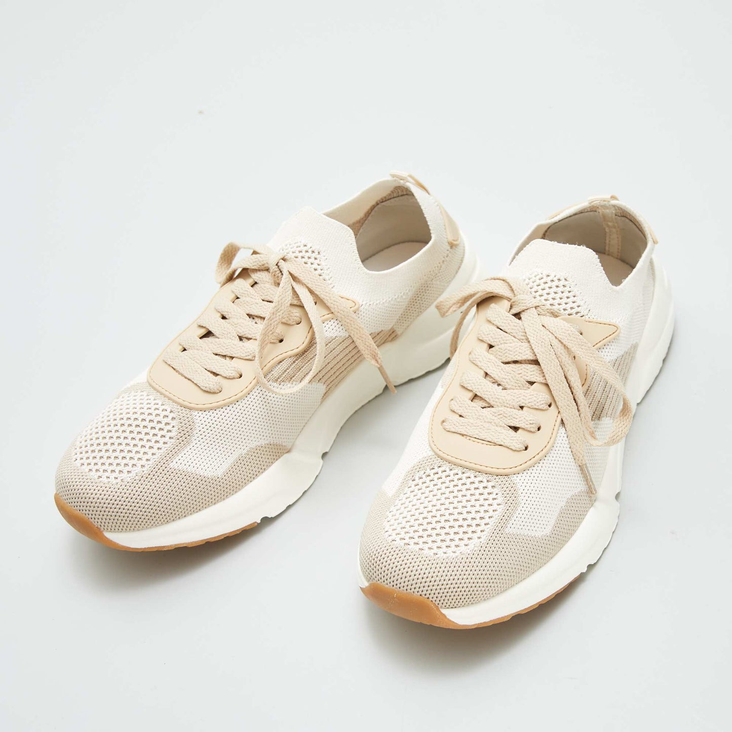 Mesh trainers BEIGE