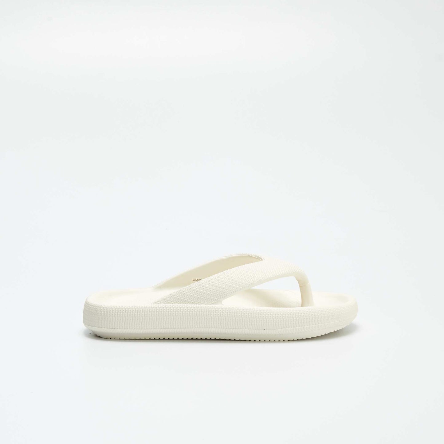 Flip flops with chunky soles WHITE