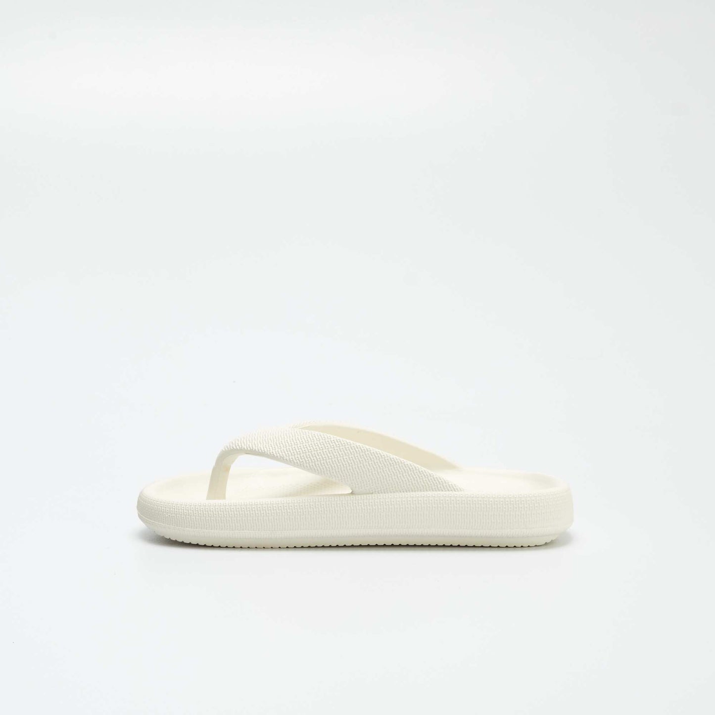 Flip flops with chunky soles WHITE