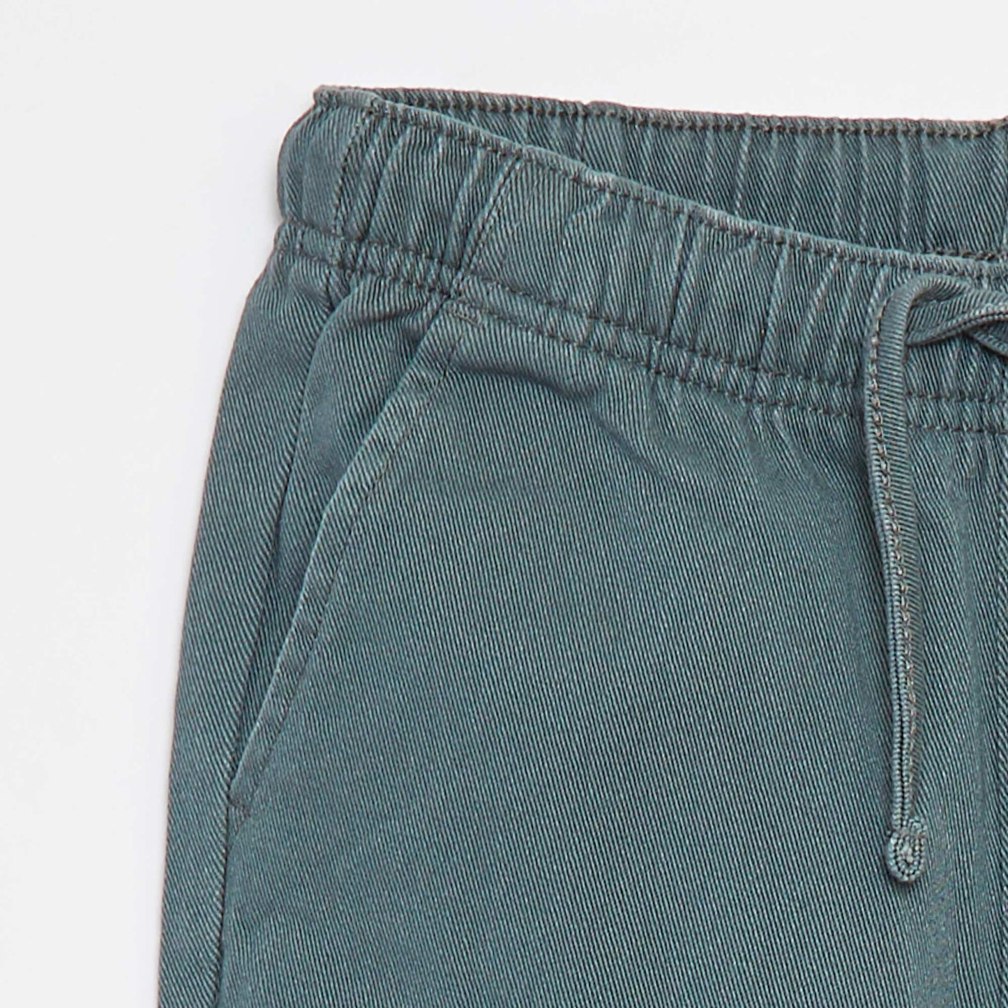 Plain regular-fit trousers GREEN