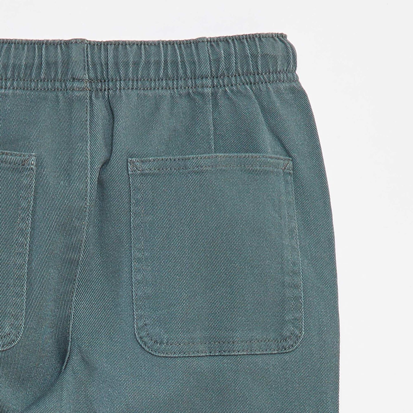 Plain regular-fit trousers GREEN
