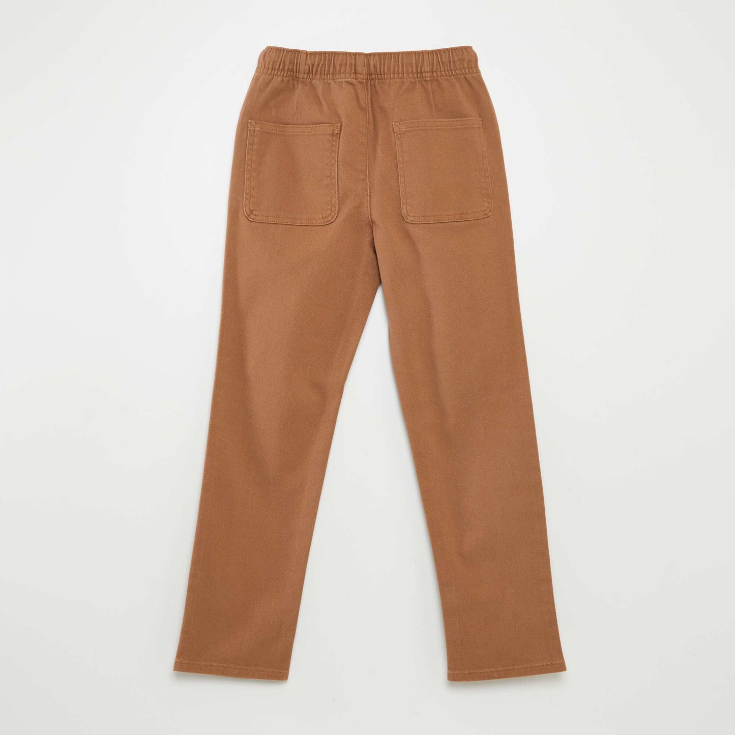 Plain regular-fit trousers BEIGE